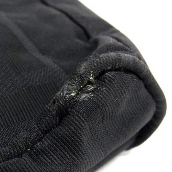 FENDI Zucca pattern nylon x leather handbag mini bag black - Picture 8 of 8